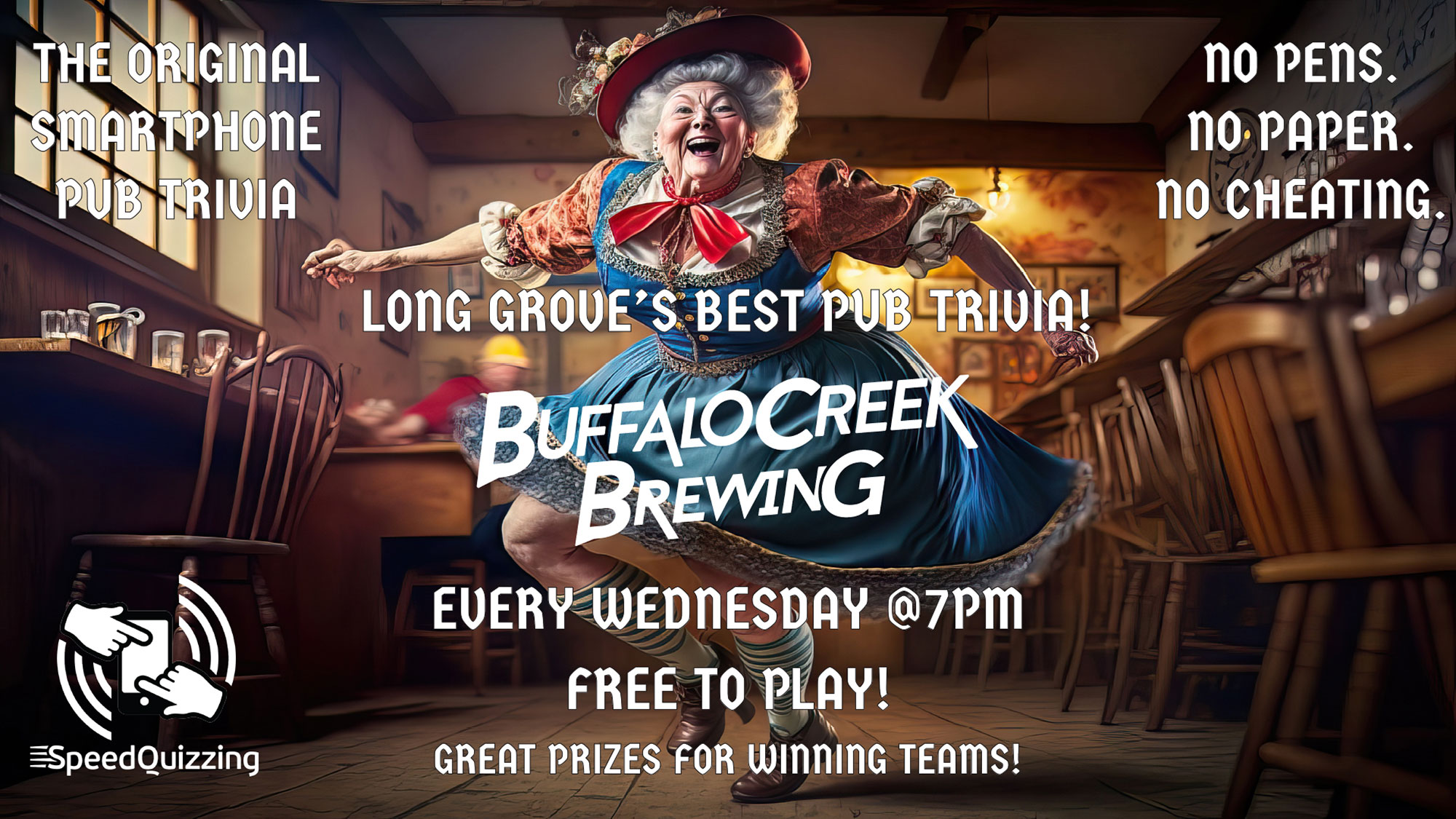 Taproom Trivia on Wednesdays at Buffalo Creek Brewing 